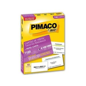 Cartão de Visita com 1000 7188 - Pimaco
