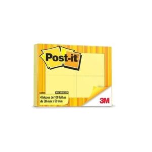 Bloco Post-it 653 (38x50) Amarelo 100  folhas  3M