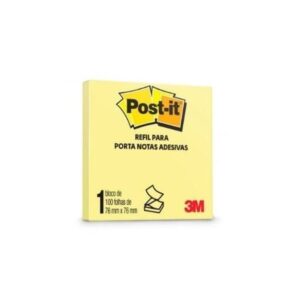 Bloco Pop-Up 330 (76x76) com 100 Amarelo - 3M