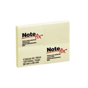 Bloco Notefix Amarelo 38x50 - 3M