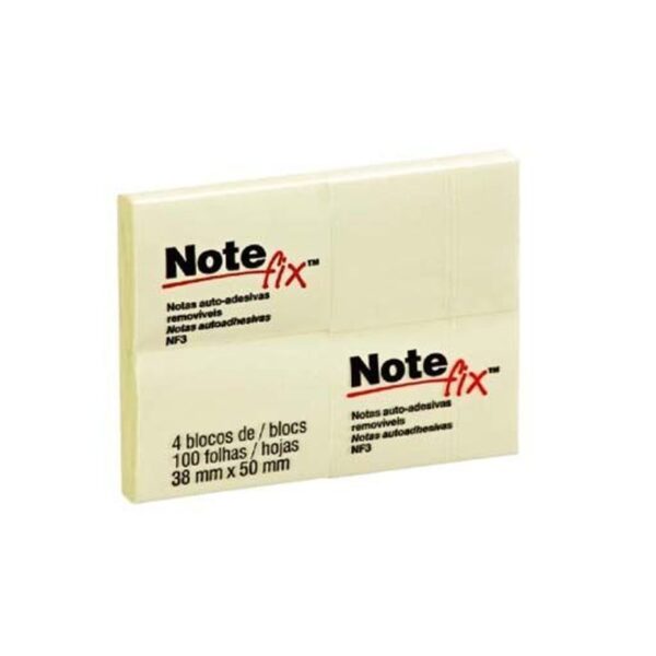 Bloco Notefix Amarelo 38x50 - 3M