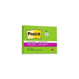 Bloco Post-it 657 (76x102) Verde Sorte 90  folhas  - 3M