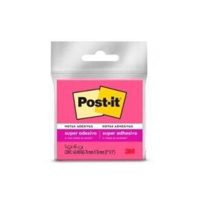 Bloco Post-it 654 (76x76) Rosa 45  folhas  - 3M