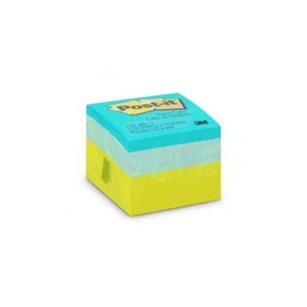 Bloco Post-it Cubinho Verde 400 Folhas 47,6x47,6mm 3M