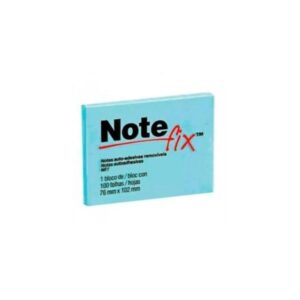 Bloco Notefix Azul 76x102 100  folhas  - 3M