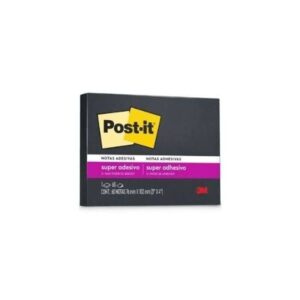 Bloco Post-it 657 (76x102) Preto Ônix 90  folhas  - 3M