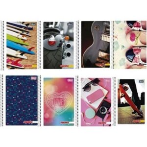 Caderno Flexível Espiral 1/4 96 Folhas TILIBRA - Tilibra