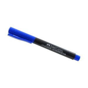 Caneta Retroprojetor 1.0 Azul - Faber Castell
