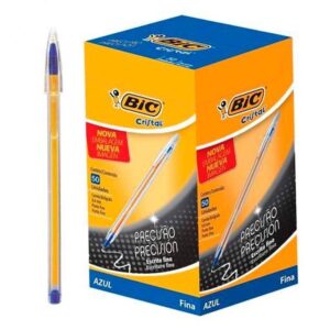 Caneta Esferográfica Bic Fine Plus 0,8mm Azul Bic