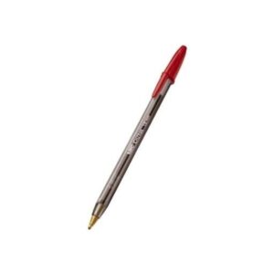 Caneta Esferográfica Bic Cristal Intenso 1,6mm Vermelha - 25 Unidades