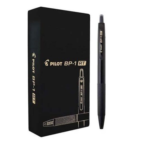 Caneta Esferográfica Retrátil Preta Pilot