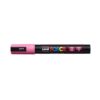 Caneta Posca Rosa Ponta 5M com 6 - Uni-Ball