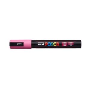Caneta Posca Rosa Ponta 5M com 6 - Uni-Ball