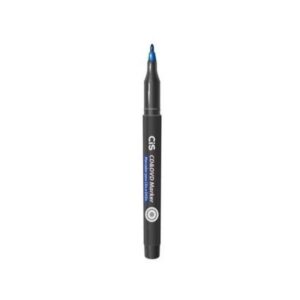 Caneta Permanente Markee Ponta Fina Azul - Cis
