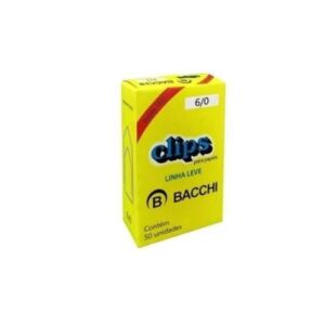 Clips Galvanizado 6/0 com 50 unidades BACCHI