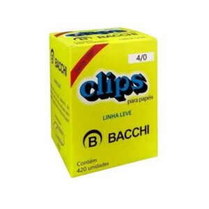 Clips Galvanizado 4/0 com 420 unidades- Bacchi