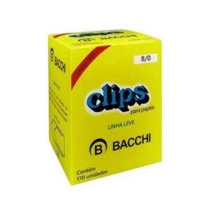 Clips Galvanizado 8/0 com 170 - Bacchi