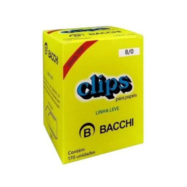 Clips Galvanizado 8/0 com 170 - Bacchi