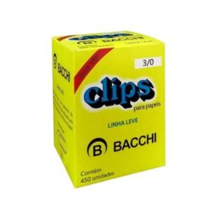 Clips Galvanizado 3/0 com 450 unidades - Bacchi
