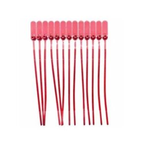 Lacre para Malote 16cm Vermelho com 100 unidades Rigoran