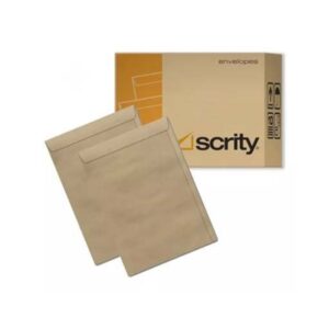 Envelope Kraft 125x176mm 80g com 100 unidades Scrity