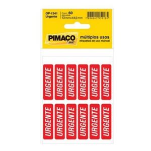 Etiqueta Urgente com 60 Unidades - Pimaco