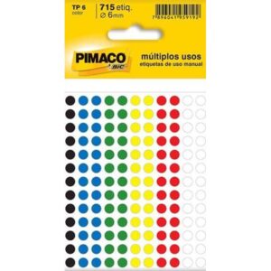Etiqueta Tp-6 Colorida - Pimaco
