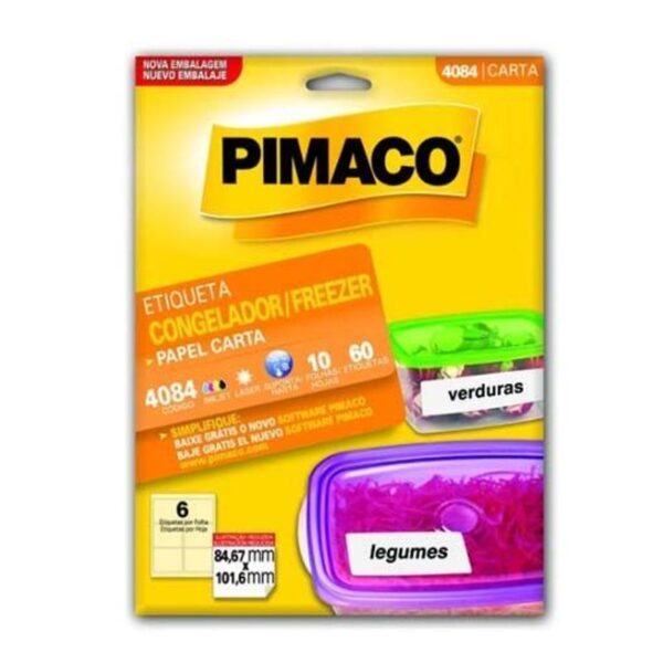 Etiqueta Congelador 4084 - Pimaco