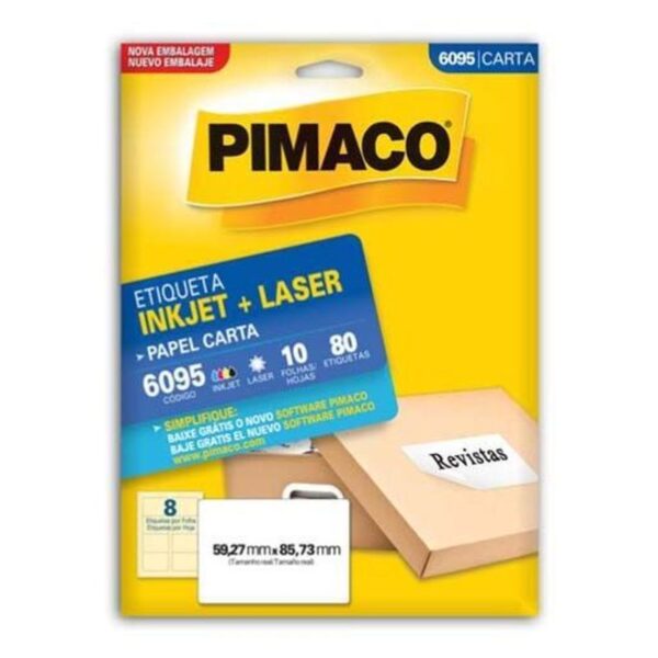 Etiqueta TP-12 Pastel Verde com 210 Unidades - Pimaco