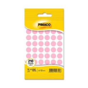 Etiqueta TP-12 Pastel Rosa - Pimaco