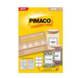 Etiqueta A5 ALBR Pote de Mantimentos - Pimaco