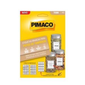 Etiqueta A5 Tebr Pote de Temperos - Pimaco