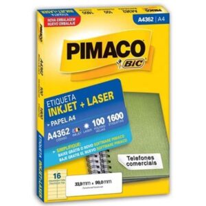 Etiqueta Laser A4362 - Pimaco