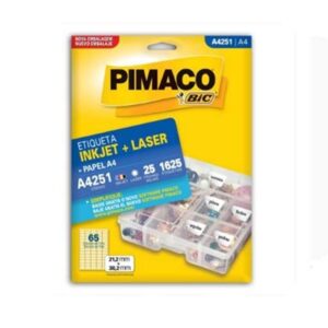 Etiqueta Laser A4251 com 1.625 Unidades - Pimaco