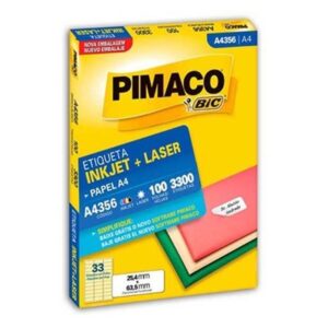 Etiqueta Laser A4356 com 3.300 Unidades - Pimaco
