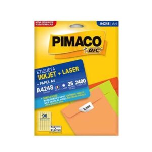 Etiqueta Laser A4248 com 2.400 Unidades - Pimaco