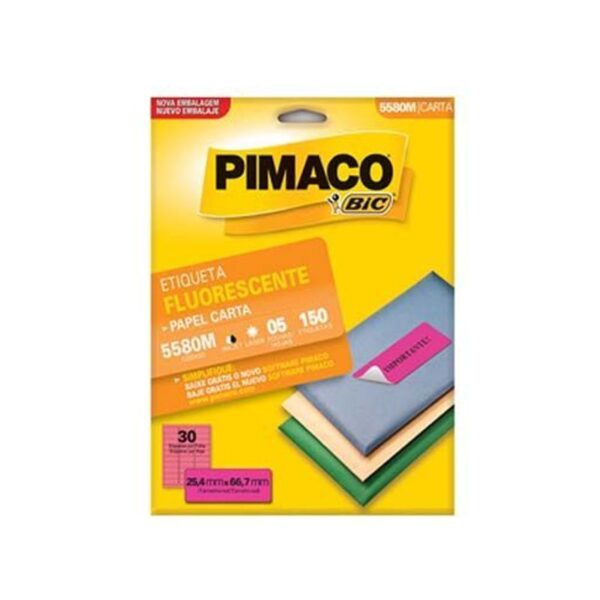 Etiqueta Laser 5580M - Pimaco