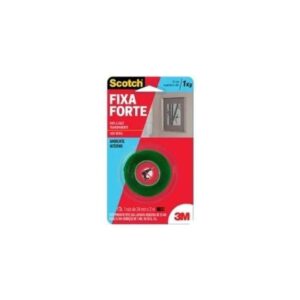 Fita Dupla Face Fixa Forte Transparente 24x2M 1KG - 3M