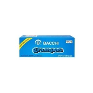 Grampo 106/8 com 3000 unidades - Bacchi