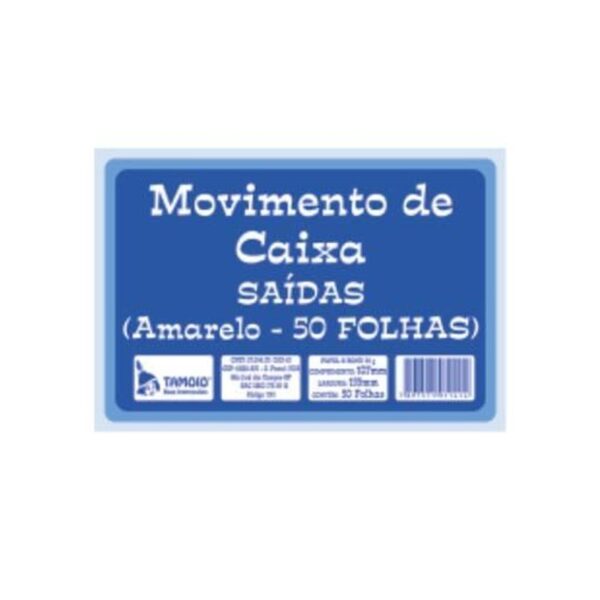 Movimento de Caixa - Saída Amarelo Tamoio