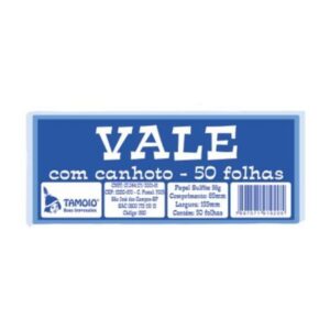 Vale com Canhoto com 50 Folhas Tamoio