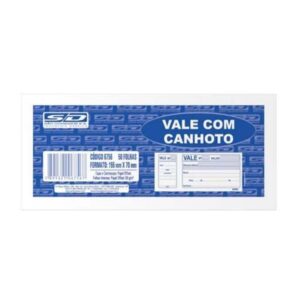 Vale com Canhoto 50 Folhas - São Domingos