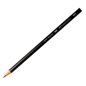 Lápis Preto Nº 2B Redondo Madeira 1205-M Faber-Castell
