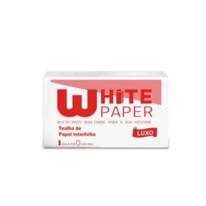Papel Toalha Interfolhado 2 Dobras Branco 22x21cm Luxo 1000 Folhas -  White Paper