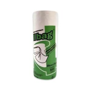 Bobina Plástica Picotada 20x35 Rollbag