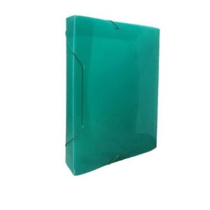 Pasta Transparente 4cm Verde