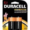 Pilha Alcalina Média C com 2 Unidades - Duracell
