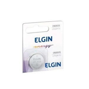 Bateria CR2025 3V com 5 Unidades - Elgin