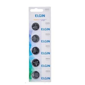 Bateria CR2032/A76 3V com 5 Unidades - Elgin