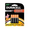 Pilha Alcalina Palito AAA com 4 Unidades - Duracell